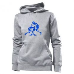 Женское худи Борцы сражаются - PrintSalon