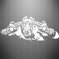 Наклейка Borderlands man - PrintSalon
