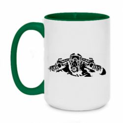 Чашка двокольорова велика Borderlands man - PrintSalon