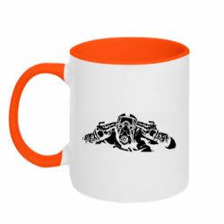 Чашка двокольорова Borderlands man - PrintSalon