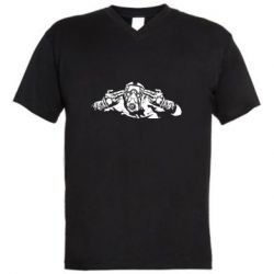 Чоловіча футболка з V-подібним вирізом Borderlands man - PrintSalon