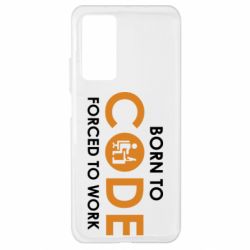 Чехол для Xiaomi Mi 10T/10T Pro Born to code forced to work - PrintSalon