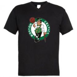 Чоловіча футболка з V-подібним вирізом Boston Celtics - PrintSalon