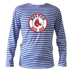 Тельняшка с длинным рукавом Boston Red Sox - PrintSalon