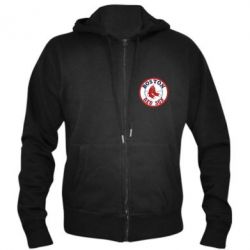 Мужское худи на молнии Boston Red Sox - PrintSalon