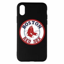 Чехол для iPhone X/Xs Boston Red Sox - PrintSalon