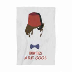 Рушник з принтом bow ties are cool - PrintSalon