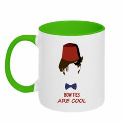 Чашка двокольорова bow ties are cool - PrintSalon