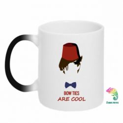 Чашка-хамелеон bow ties are cool - PrintSalon
