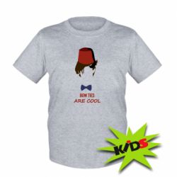 Дитяча футболка bow ties are cool - PrintSalon