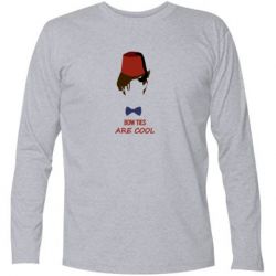 Футболка з довгим рукавом bow ties are cool - PrintSalon