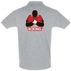 Мужское поло Box Fighter - PrintSalon
