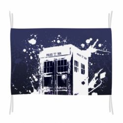 Флаг Box of doctor who - PrintSalon