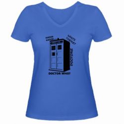 Женская футболка с V-образным вырезом Box - PrintSalon