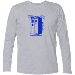 Футболка с длинным рукавом Box - PrintSalon