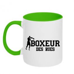 Чашка двокольорова Boxeur Des Rues - PrintSalon