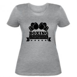 Женская футболка Boxing Champions - PrintSalon