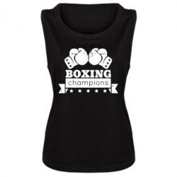 Женская майка Boxing Champions - PrintSalon