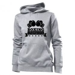 Женское худи Boxing Champions - PrintSalon