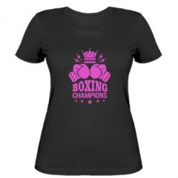 Женская футболка Boxing champions - PrintSalon