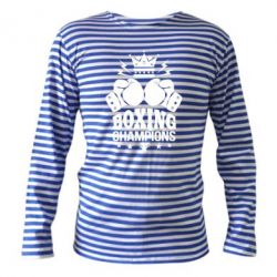 Тельняшка с длинным рукавом Boxing champions - PrintSalon