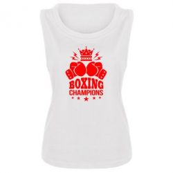 Женская майка Boxing champions - PrintSalon