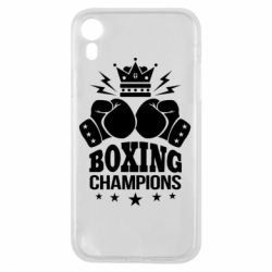 Чехол для iPhone XR Boxing champions - PrintSalon