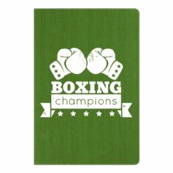 Блокнот с принто Boxing Champions - PrintSalon