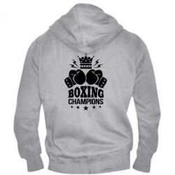 Мужское худи на молнии Boxing champions - PrintSalon