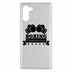 Чехол для Samsung Note 10 Boxing Champions - PrintSalon