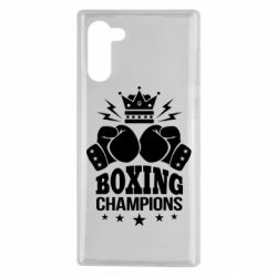 Чехол для Samsung Note 10 Boxing champions - PrintSalon
