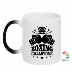 Чашка-хамелеон Boxing champions - PrintSalon