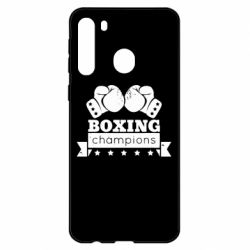 Чехол для Samsung A21 Boxing Champions - PrintSalon