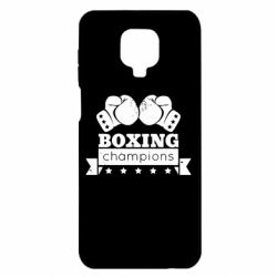 Чехол для Xiaomi Redmi Note 9S/9Pro/9Pro Max Boxing Champions - PrintSalon