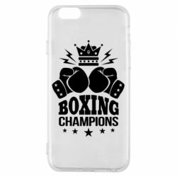 Чехол для iPhone 6/6S Boxing champions - PrintSalon