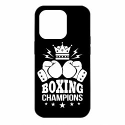 Чехол для iPhone 14 Pro Boxing champions - PrintSalon
