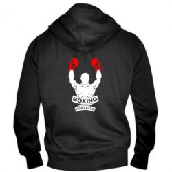Мужское худи на молнии Boxing Fight Club - PrintSalon