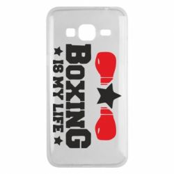 Чехол для Samsung J3 2016 Boxing is my life - PrintSalon