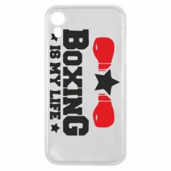 Чехол для iPhone XR Boxing is my life - PrintSalon