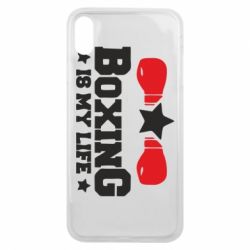 Чехол для iPhone Xs Max Boxing is my life - PrintSalon