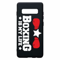 Чехол для Samsung S10+ Boxing is my life - PrintSalon
