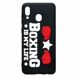 Чехол для Samsung A20 Boxing is my life - PrintSalon