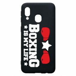 Чехол для Samsung A40 Boxing is my life