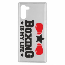 Чехол для Samsung Note 10 Boxing is my life - PrintSalon