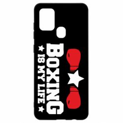 Чехол для Samsung A21s Boxing is my life - PrintSalon