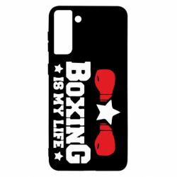 Чехол для Samsung S21+ Boxing is my life - PrintSalon