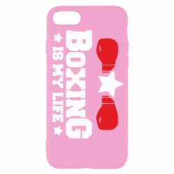 Чехол для iPhone SE 2022 Boxing is my life - PrintSalon