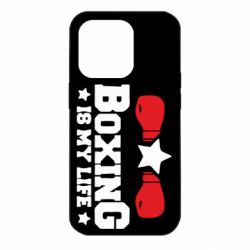 Чехол для iPhone 14 Pro Boxing is my life - PrintSalon