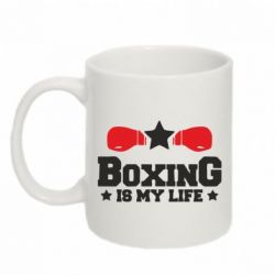 Чашка 320ml Boxing is my life - PrintSalon
