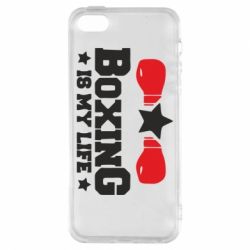 Чехол для iPhone5/5S/SE Boxing is my life - PrintSalon